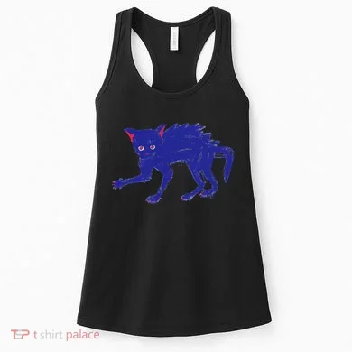 Threadless Nate Christenson Expressionist Cat Women's Tank Top