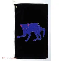 Threadless Nate Christenson Expressionist Cat Golf Towel thumb 0