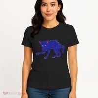 Threadless Nate Christenson Expressionist Cat Women's T-Shirt thumb 4