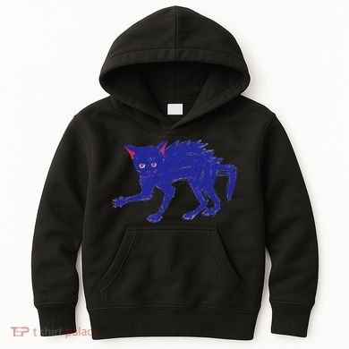 Threadless Nate Christenson Expressionist Cat Kids Hoodie
