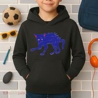 Threadless Nate Christenson Expressionist Cat Kids Hoodie thumb 2