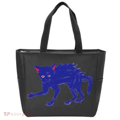Threadless Nate Christenson Expressionist Cat Tote Bag