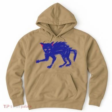 Threadless Nate Christenson Expressionist Cat Hoodie