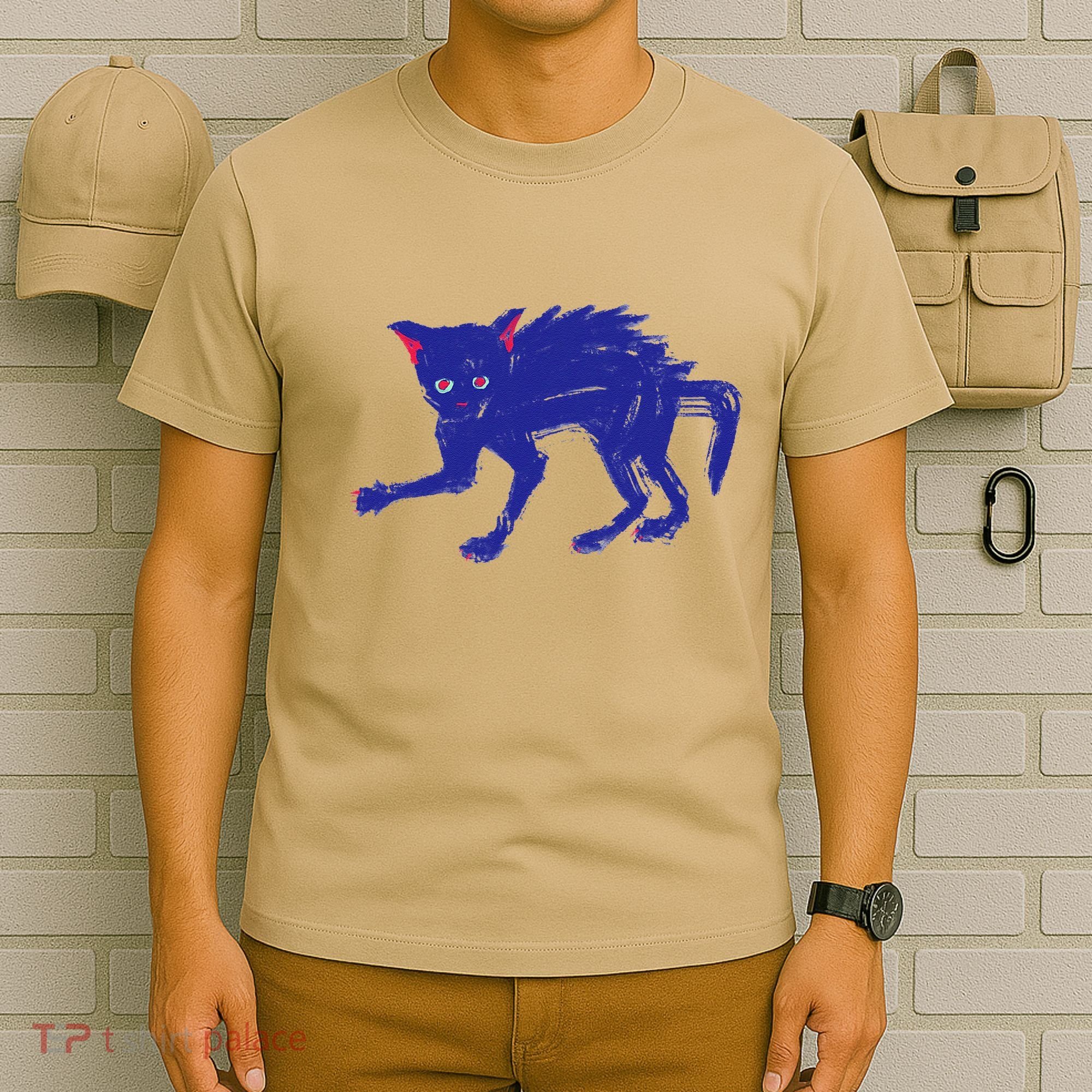 Threadless Nate Christenson Expressionist Cat T-Shirt