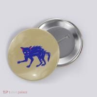 Threadless Nate Christenson Expressionist Cat Button thumb 0