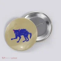 Threadless Nate Christenson Expressionist Cat Button thumb 0