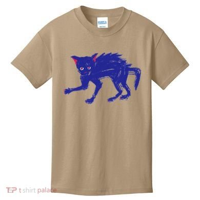 Threadless Nate Christenson Expressionist Cat Kids T-Shirt