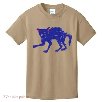 Threadless Nate Christenson Expressionist Cat Kids T-Shirt