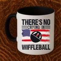 There's No Crying In Wiffleball Coffee Mug thumb 2