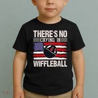 There's No Crying In Wiffleball Toddler T-Shirt thumb 2