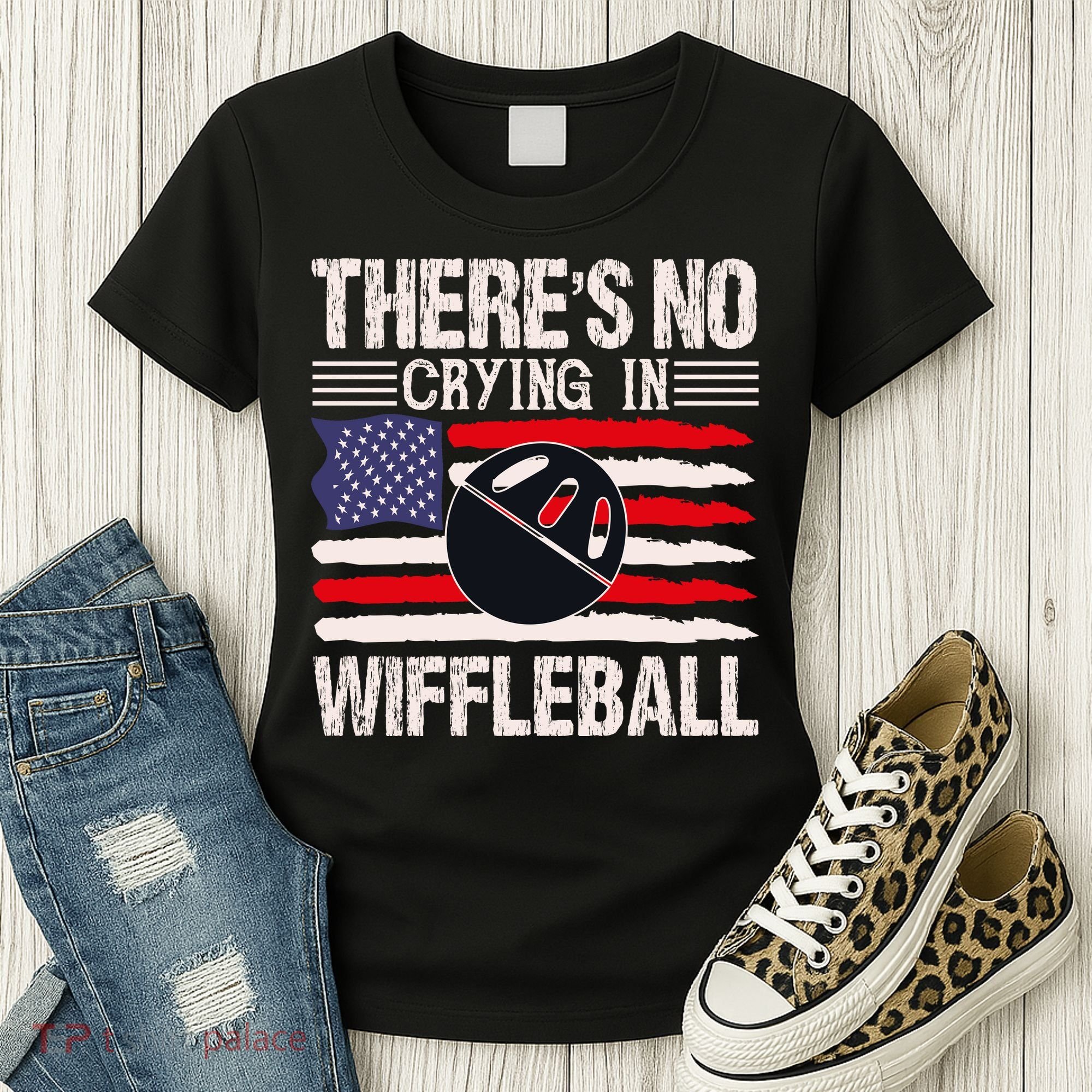 There's No Crying In Wiffleball Women's T-Shirt