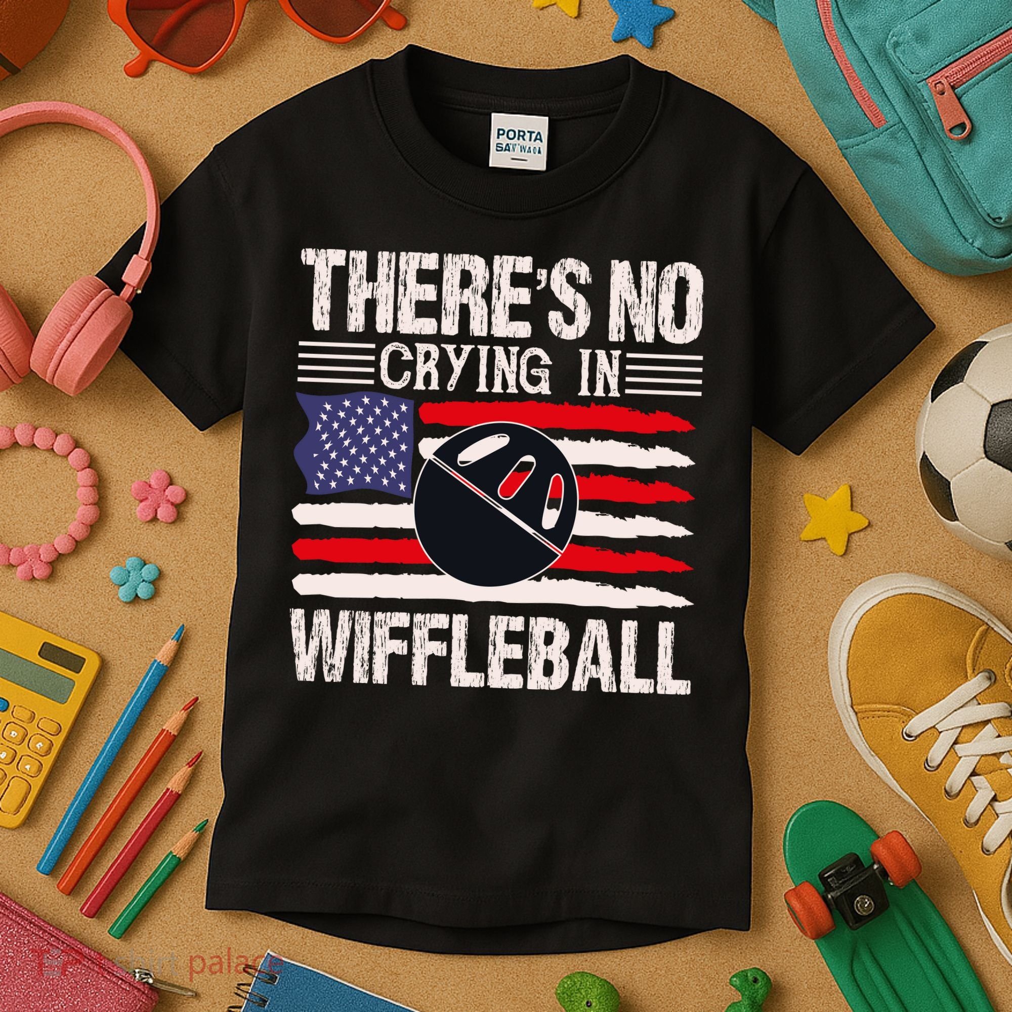 There's No Crying In Wiffleball Kids T-Shirt