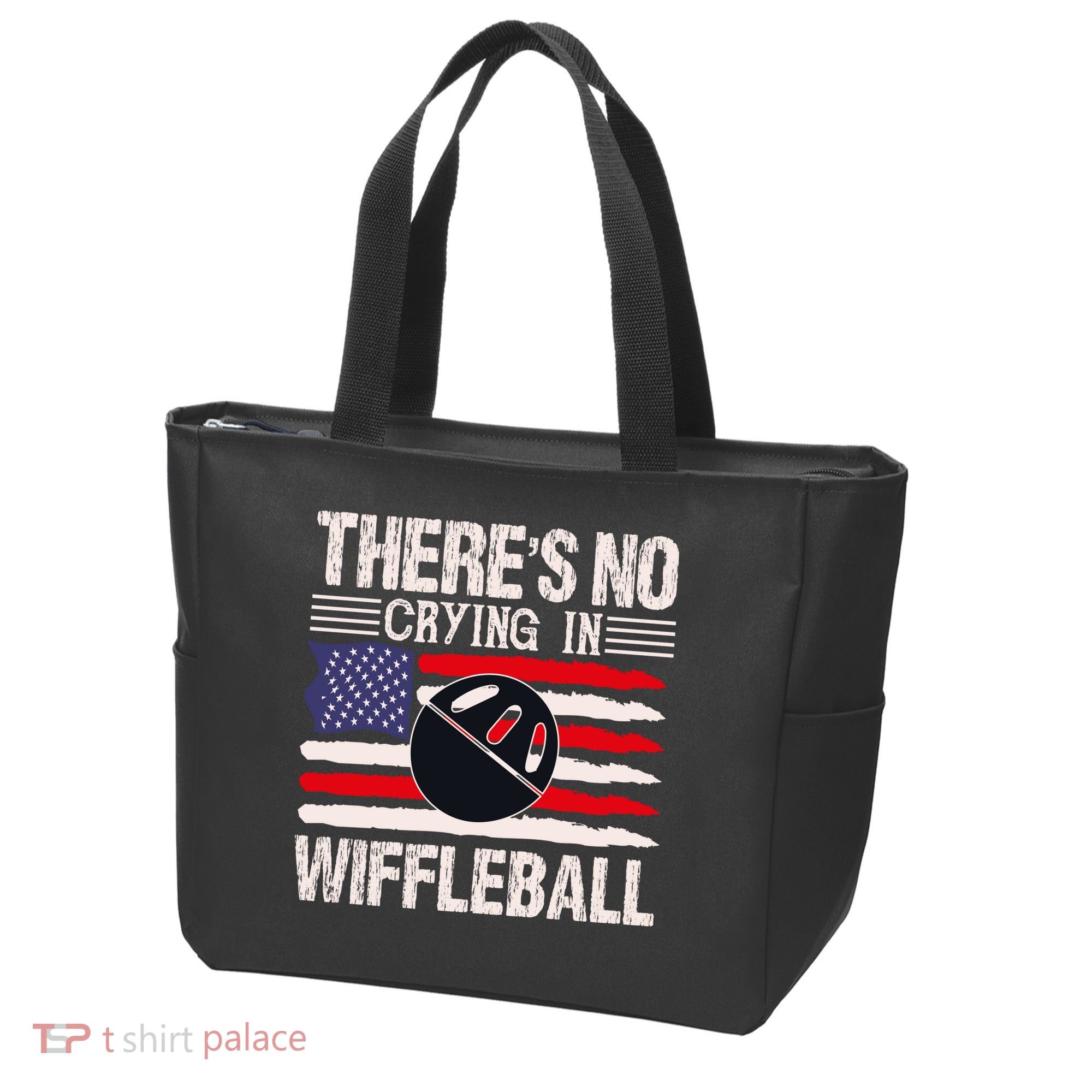 There's No Crying In Wiffleball Tote Bag
