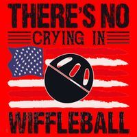 There's No Crying In Wiffleball Santa Hat thumb 1
