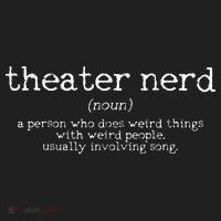 Theatre Nerd Definition Musical Actor Acting Funny Gift Tumbler thumb 3