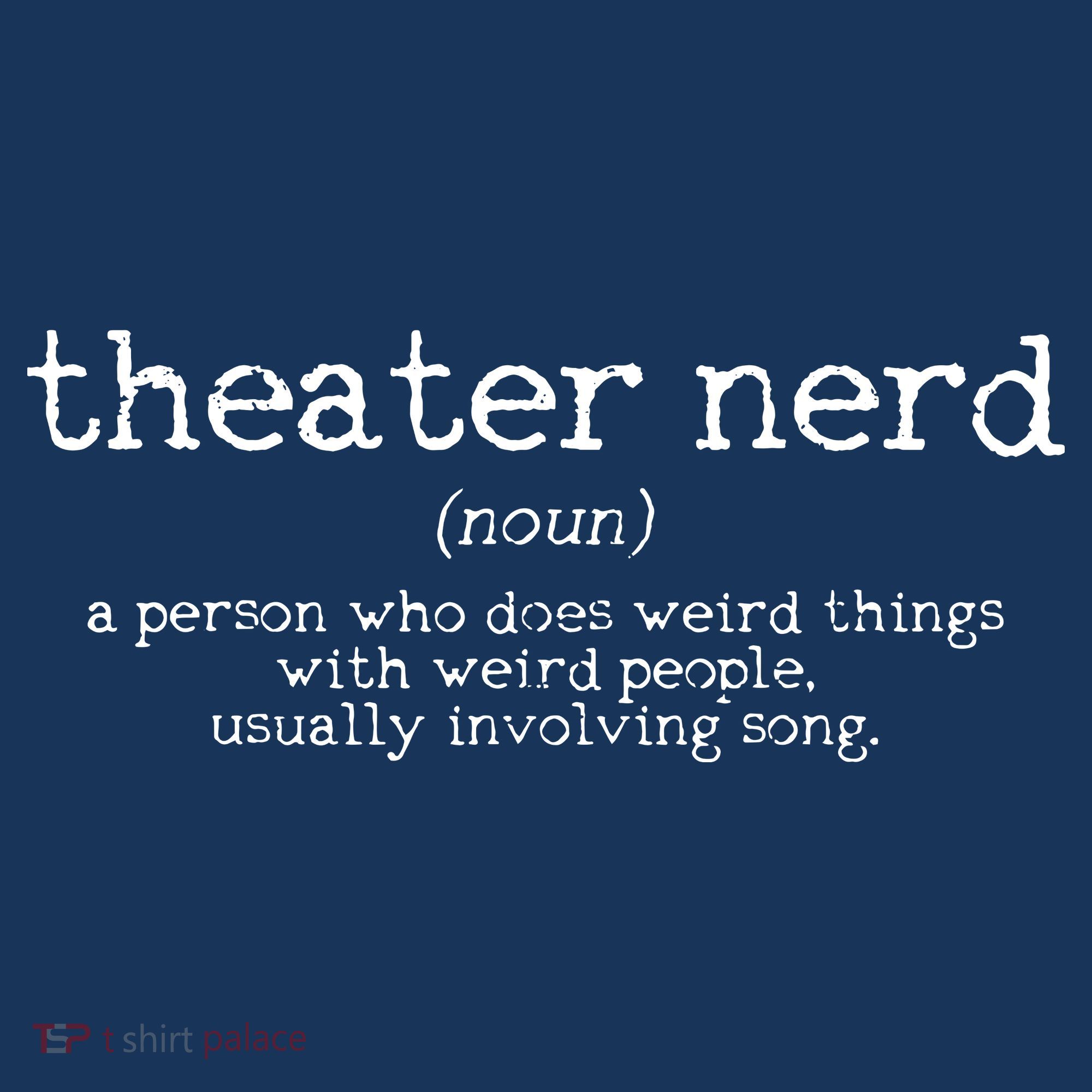 Theatre Nerd Definition Musical Actor Acting Funny Gift Women's Hoodie
