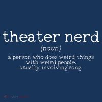 Theatre Nerd Definition Musical Actor Acting Funny Gift Women's Tank Top thumb 5