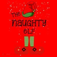 The Naughty Elf Funny XMas Matching Christmas Santa Hat thumb 1