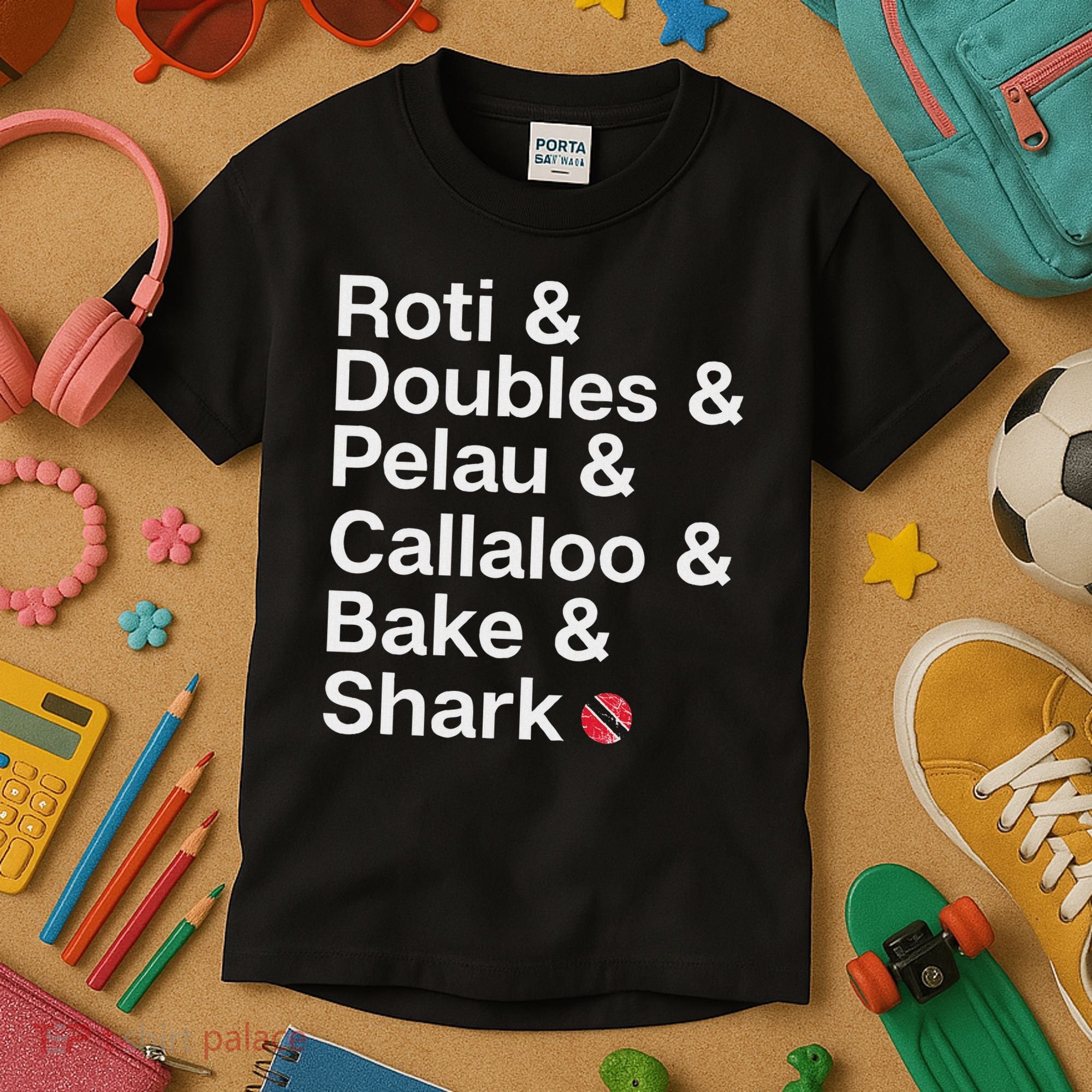 Trinidad National Food! Trini Pride Kids T-Shirt