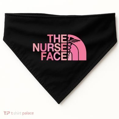 The Nurse Face Registered Nurse USA-Made Doggie Bandana
