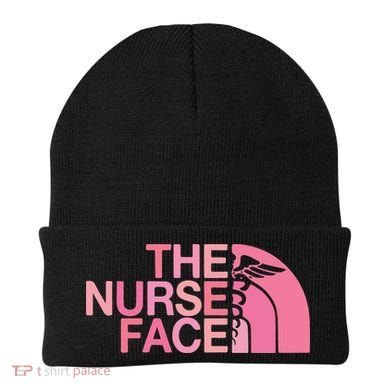 The Nurse Face Registered Nurse Beanie
