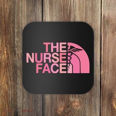 The Nurse Face Registered Nurse Coaster