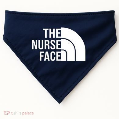 The Nurse Face Gift For Nurse USA-Made Doggie Bandana