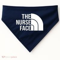 The Nurse Face Gift For Nurse USA-Made Doggie Bandana thumb 0