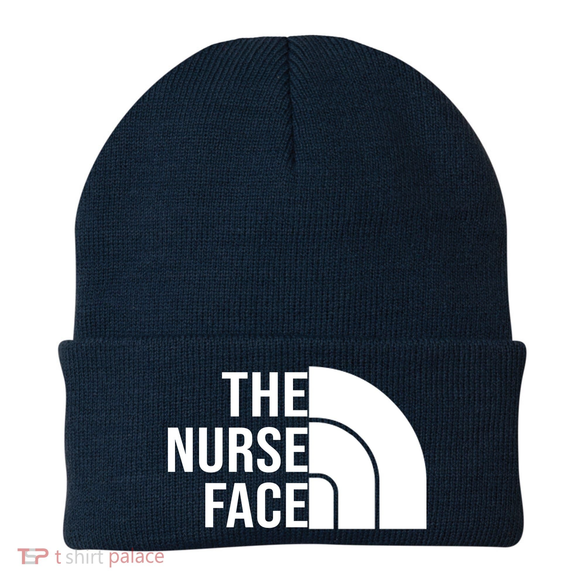 The Nurse Face Gift For Nurse Beanie