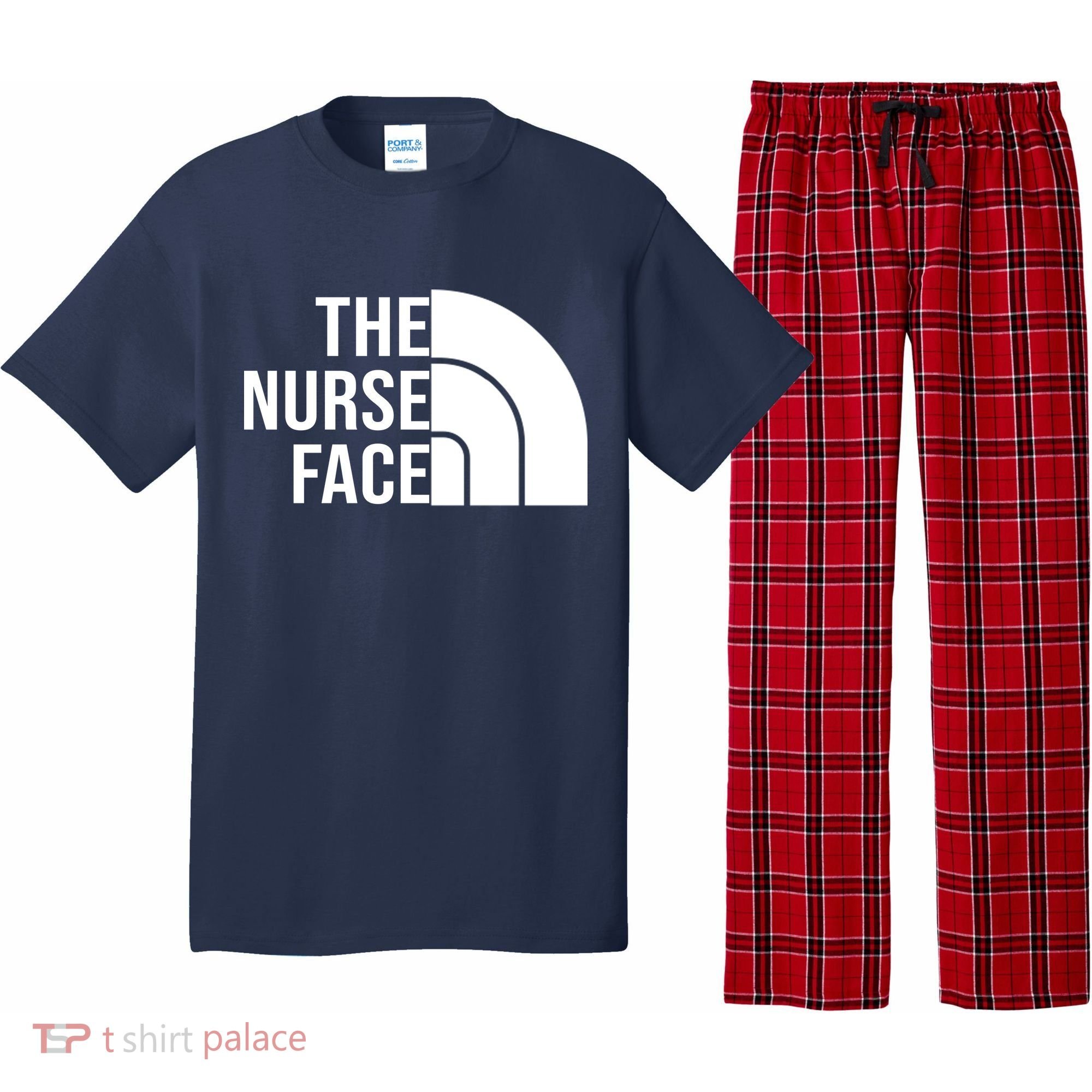The Nurse Face Gift For Nurse Pajama Set