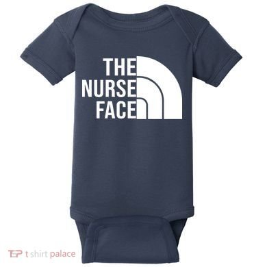 The Nurse Face Gift For Nurse Baby Bodysuit
