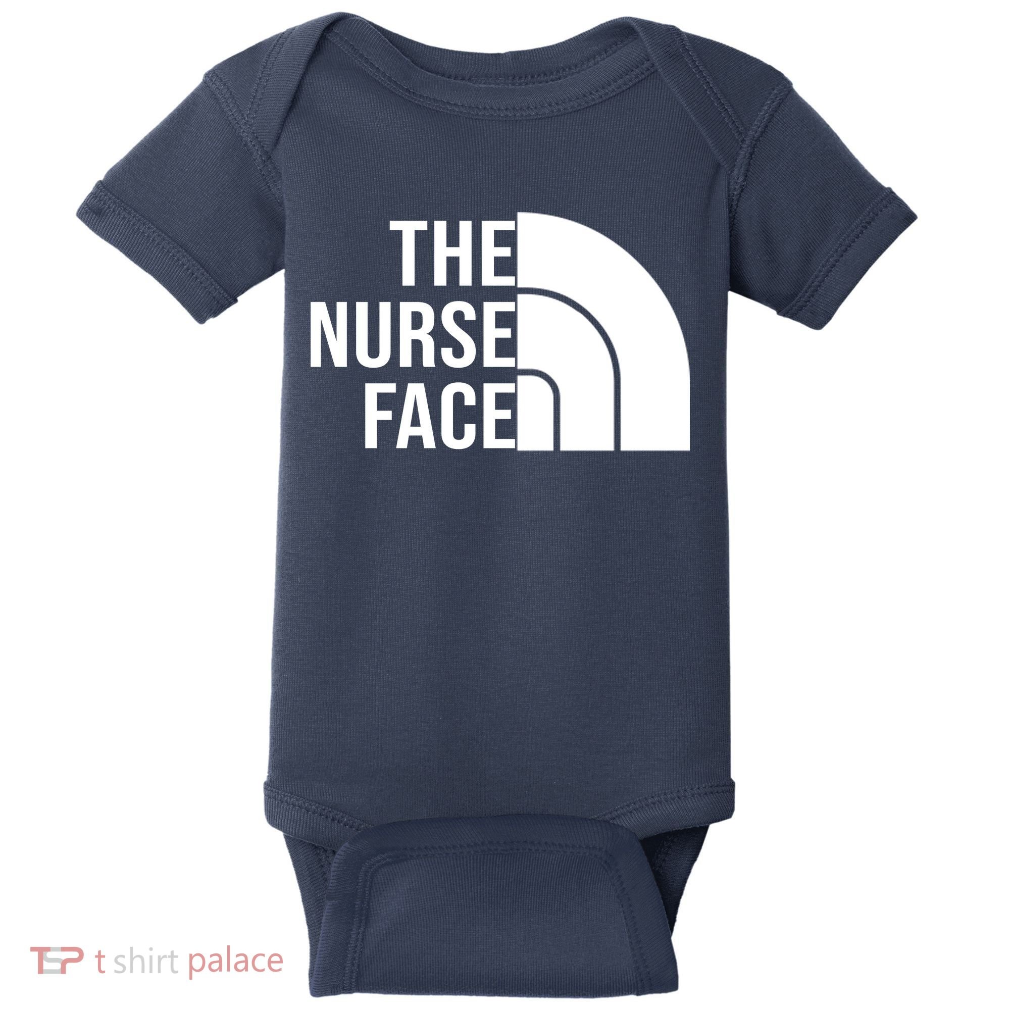 The Nurse Face Gift For Nurse Baby Bodysuit