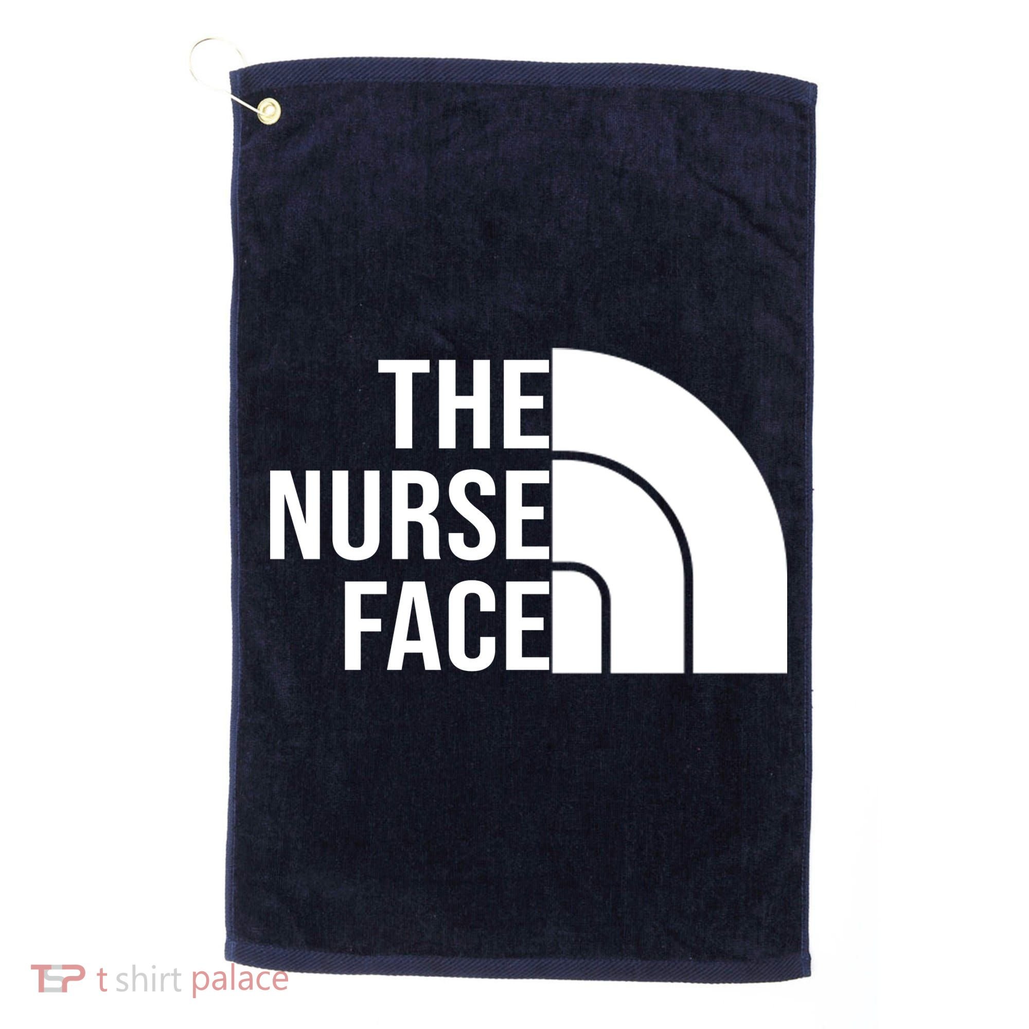 The Nurse Face Gift For Nurse Golf Towel