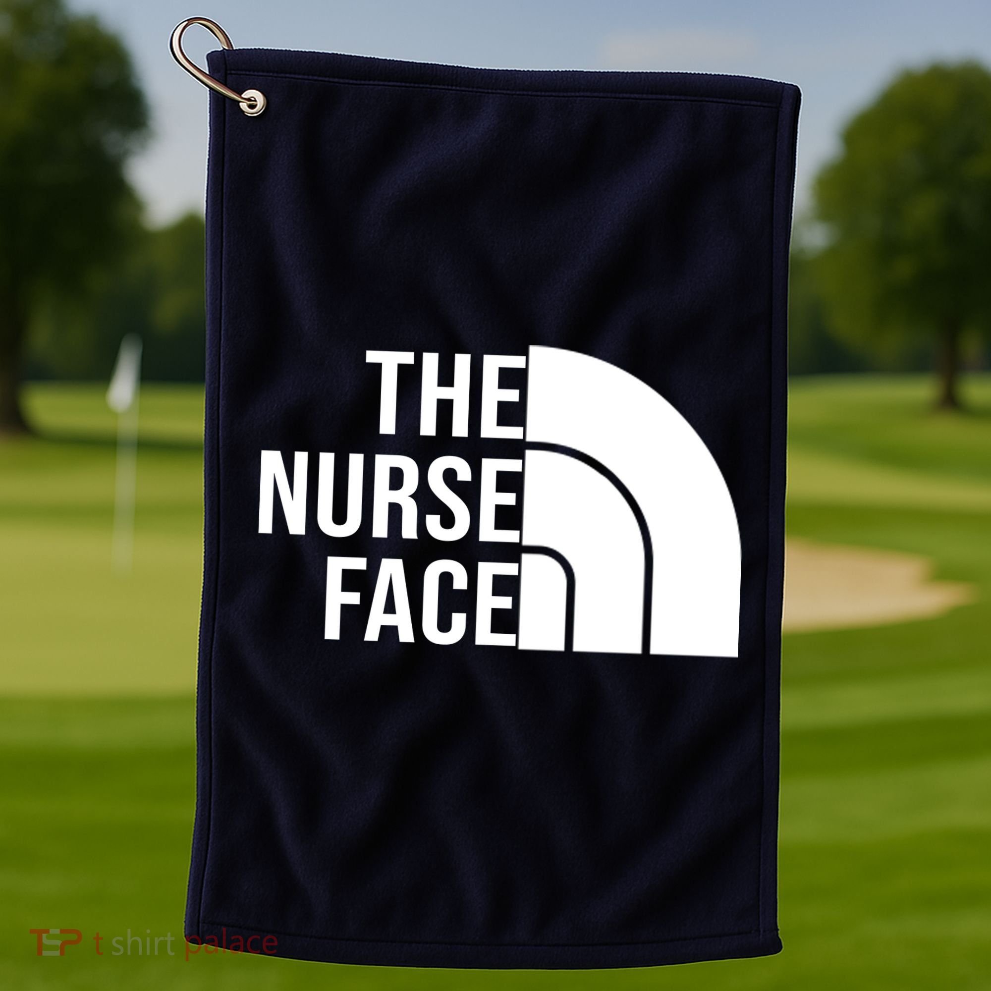 The Nurse Face Gift For Nurse Golf Towel