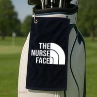The Nurse Face Gift For Nurse Golf Towel thumb 2