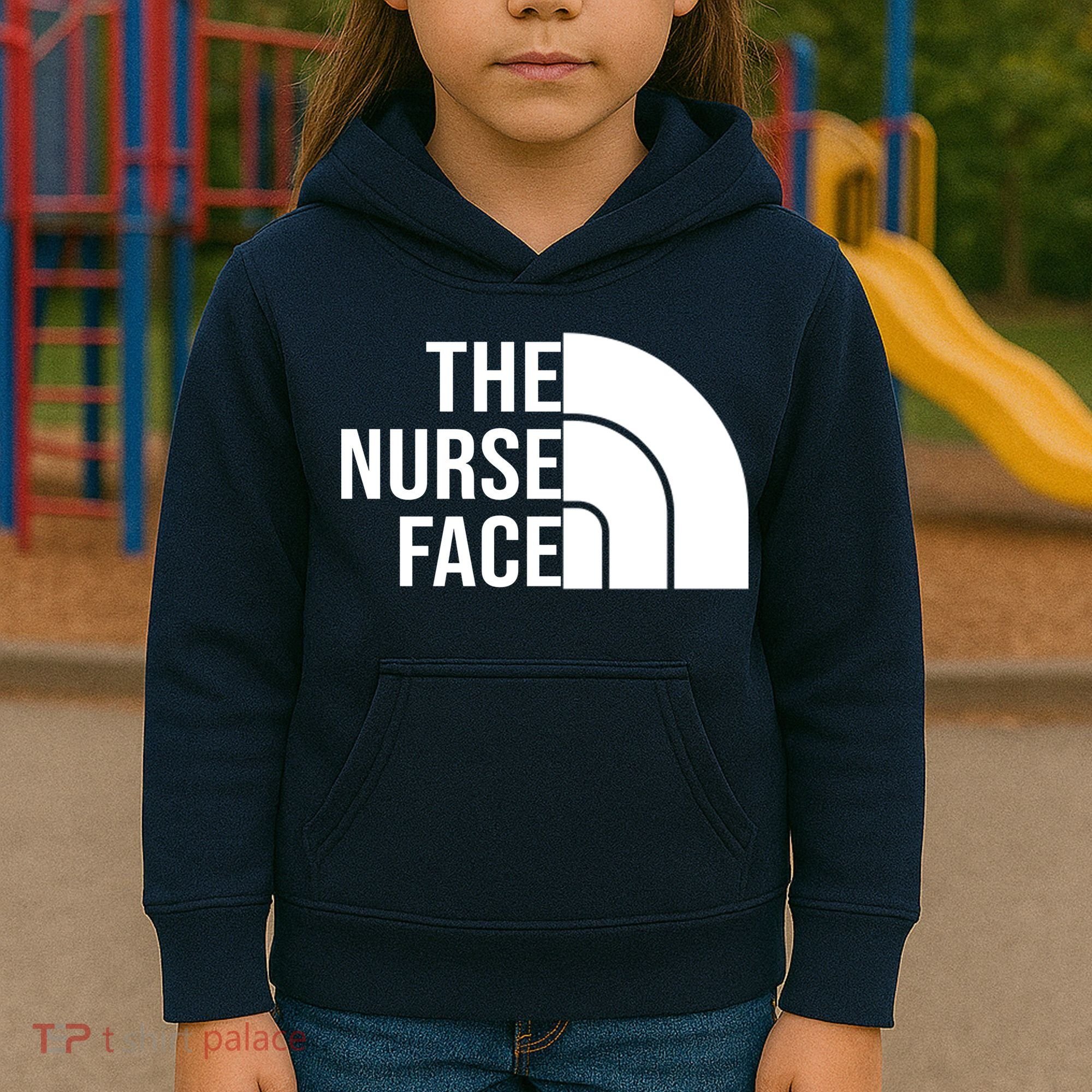 The Nurse Face Gift For Nurse Kids Hoodie