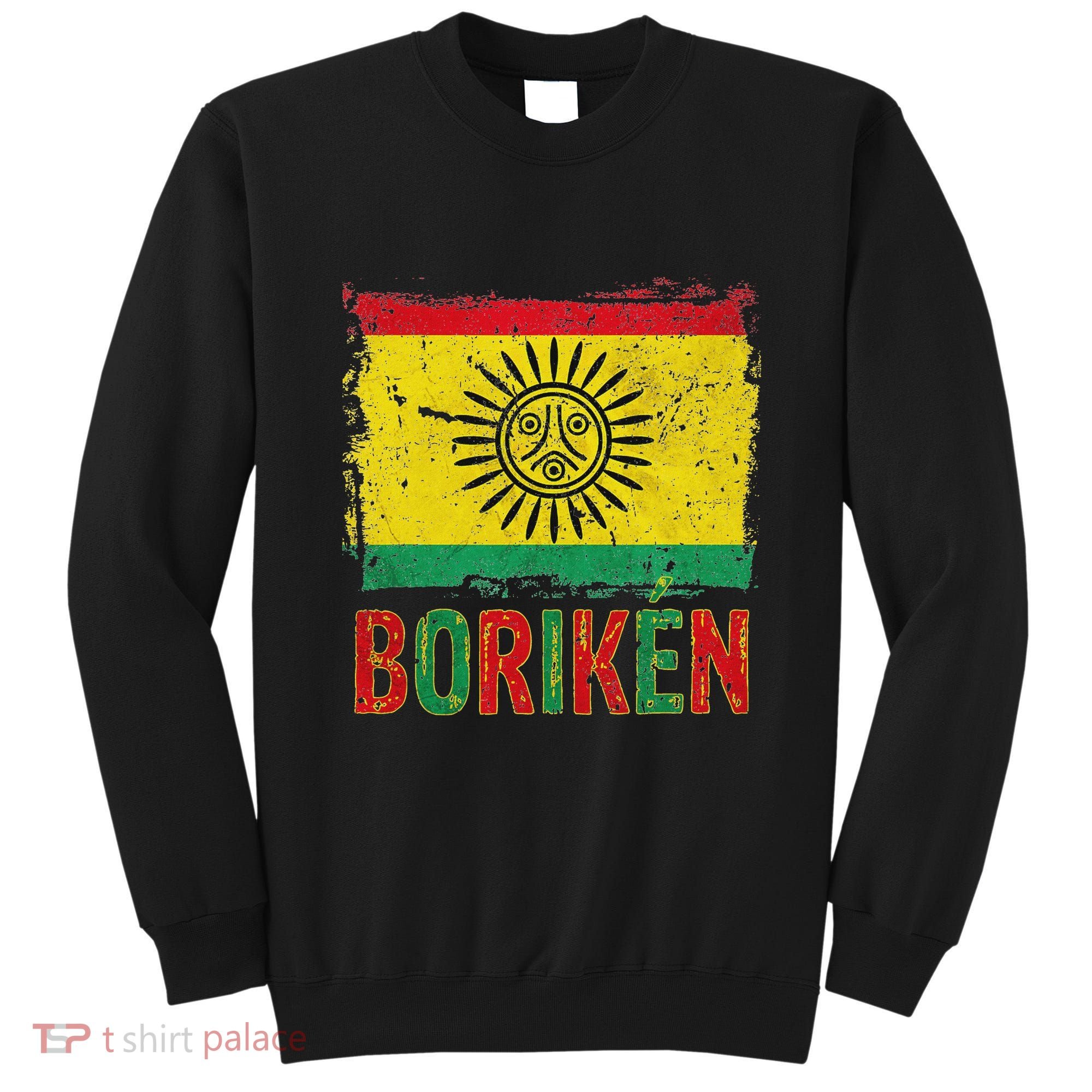 Taino Nation Flag Boriken Borinquen Native American Arawak Sweatshirt