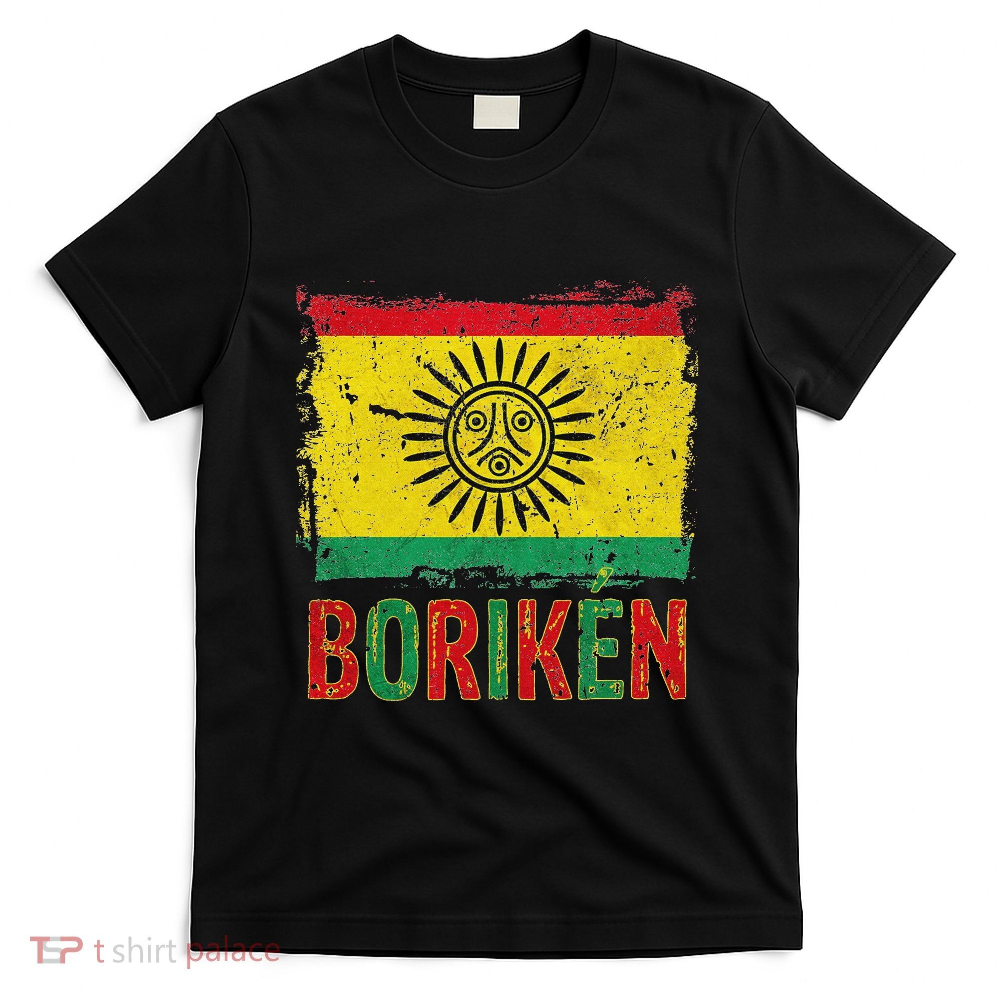 Taino Nation Flag Boriken Borinquen Native American Arawak T-Shirt