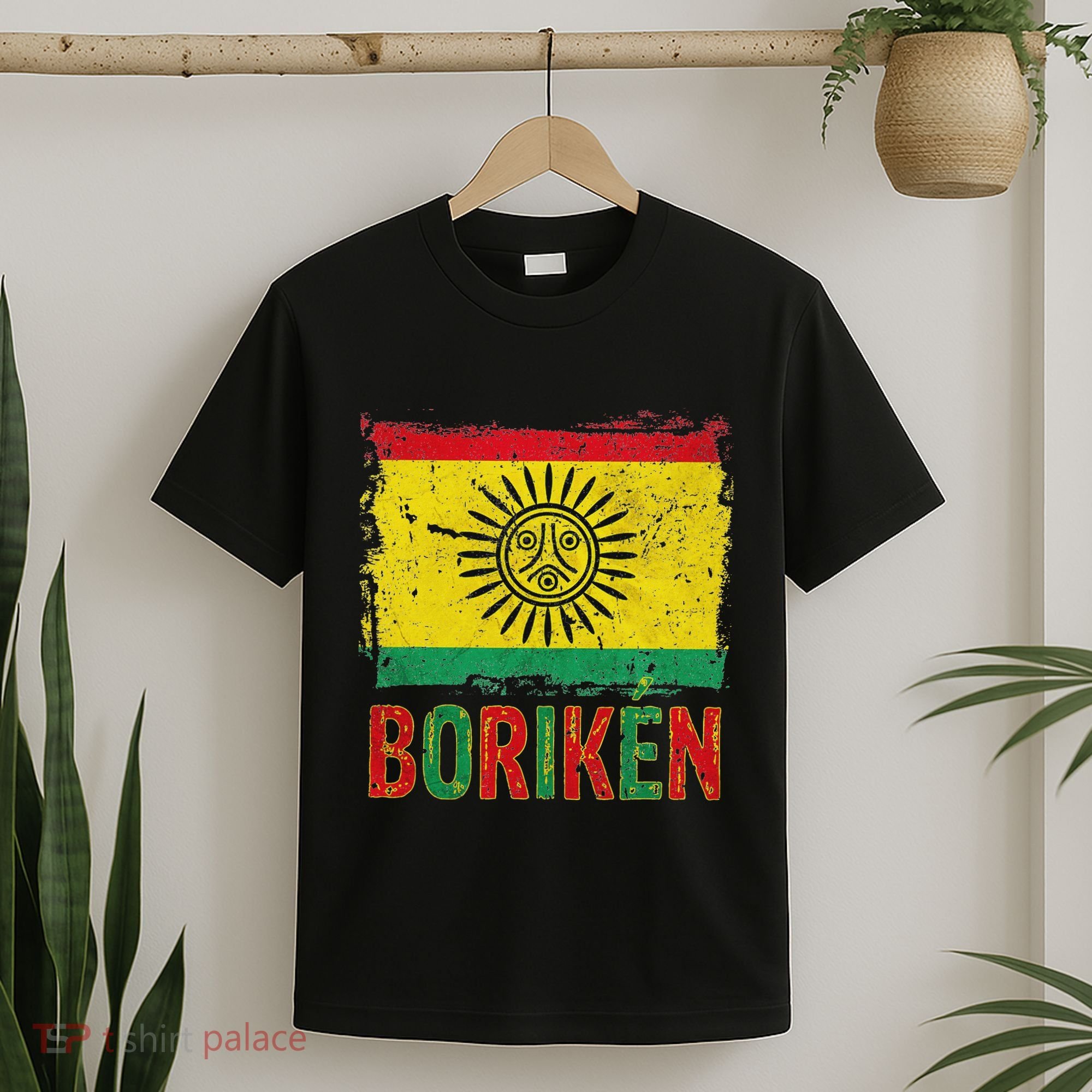 Taino Nation Flag Boriken Borinquen Native American Arawak T-Shirt