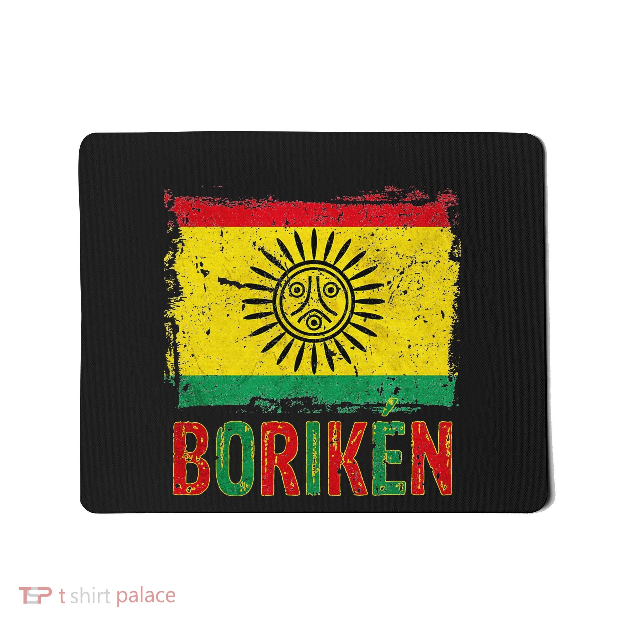 Taino Nation Flag Boriken Borinquen Native American Arawak Mousepad