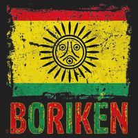 Taino Nation Flag Boriken Borinquen Native American Arawak Golf Towel thumb 3
