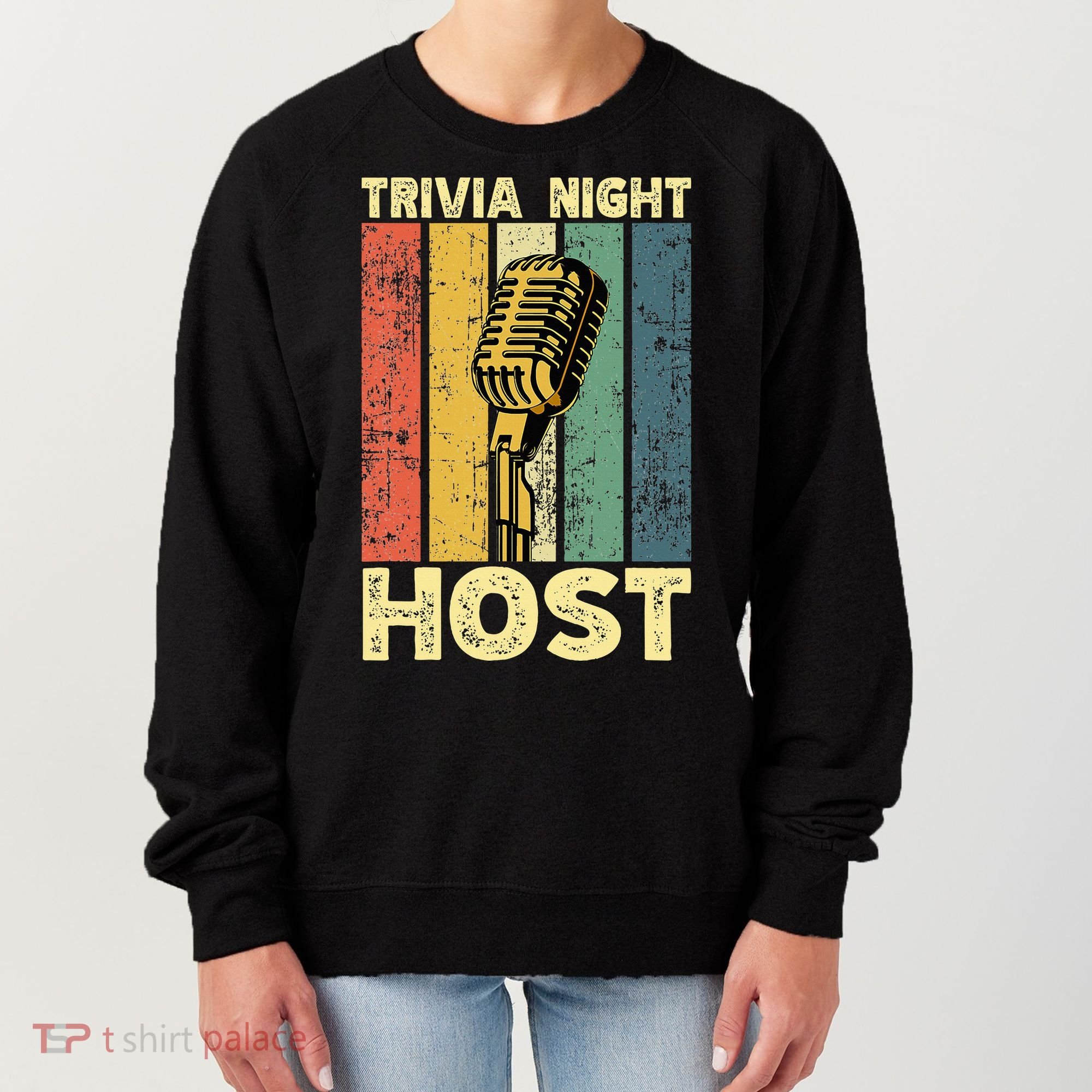 Trivia Night For Trivia Night Emcee Player Host Game Night Women's Sweatshirt