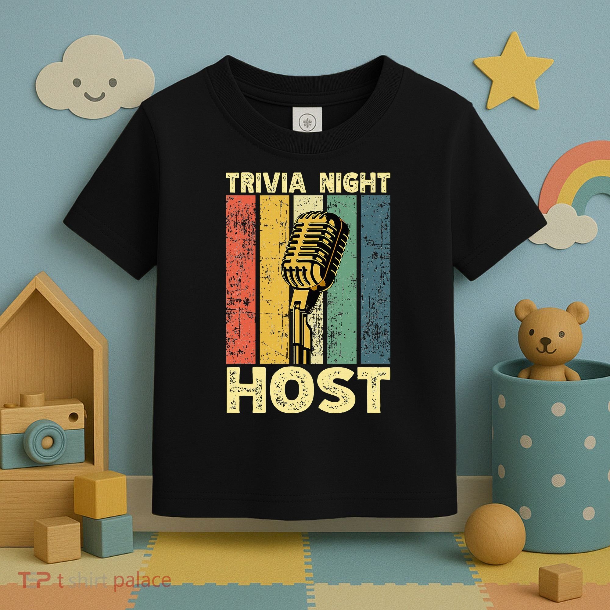 Trivia Night For Trivia Night Emcee Player Host Game Night Toddler T-Shirt