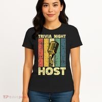 Trivia Night For Trivia Night Emcee Player Host Game Night Women's T-Shirt thumb 4