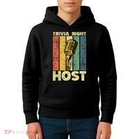 Trivia Night For Trivia Night Emcee Player Host Game Night Kids Hoodie thumb 4