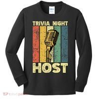 Trivia Night For Trivia Night Emcee Player Host Game Night Kids Long Sleeve Shirt thumb 0