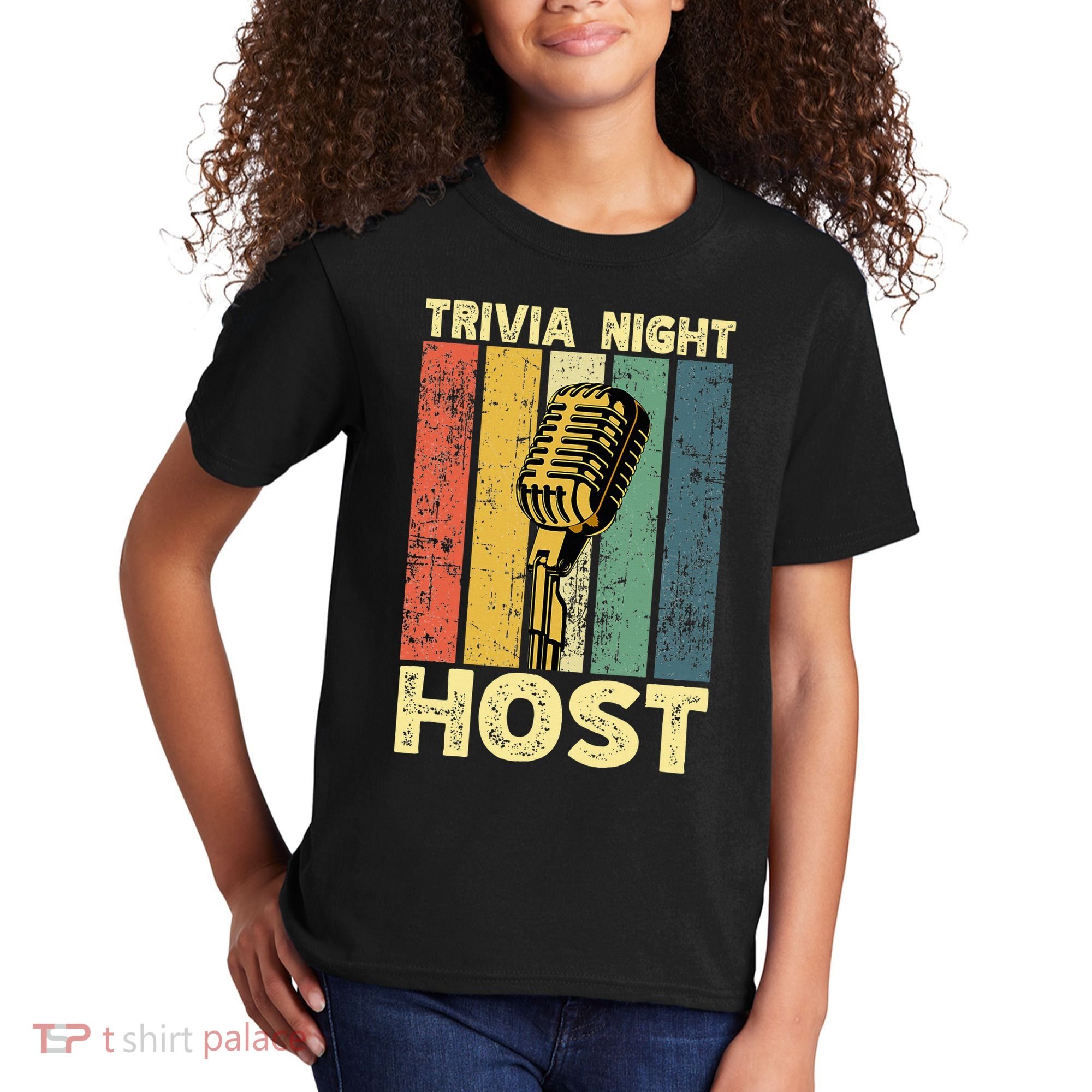 Trivia Night For Trivia Night Emcee Player Host Game Night Kids T-Shirt