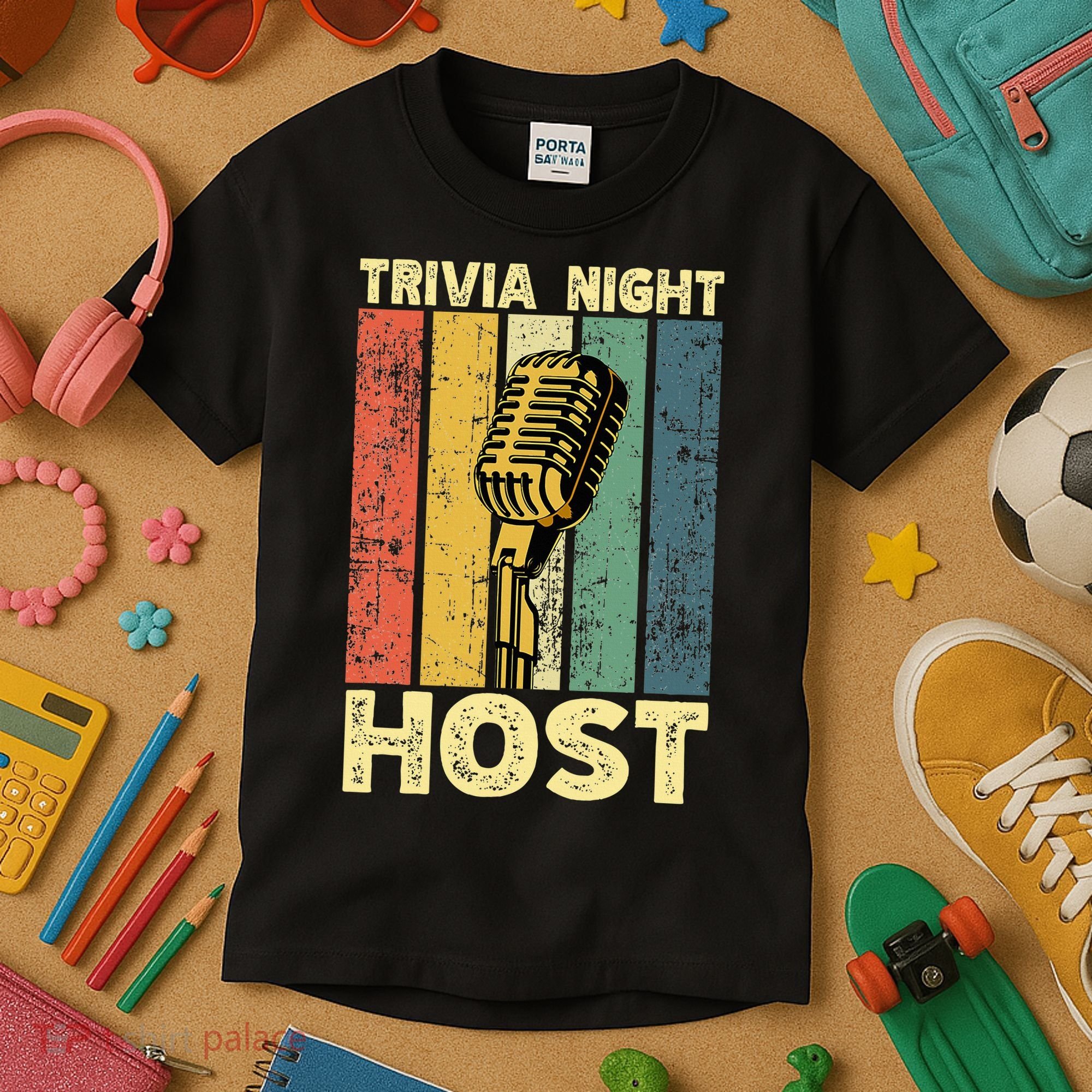 Trivia Night For Trivia Night Emcee Player Host Game Night Kids T-Shirt