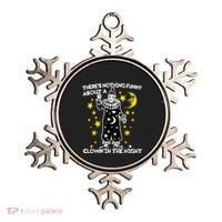 ThereS Nothing Funny About A Clown In The Night Ornament thumb 0