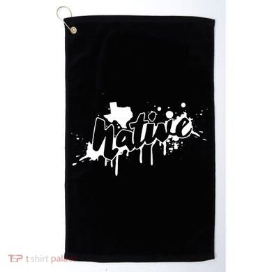 Texas Native Graphic Golf Towel